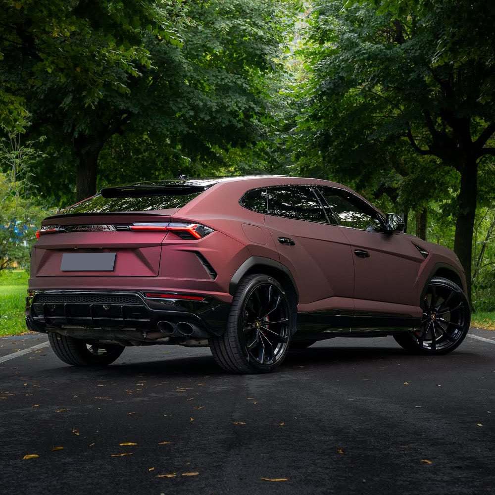 Satin Metallic Dragon Blood Red_Dry Installation Colour PPF