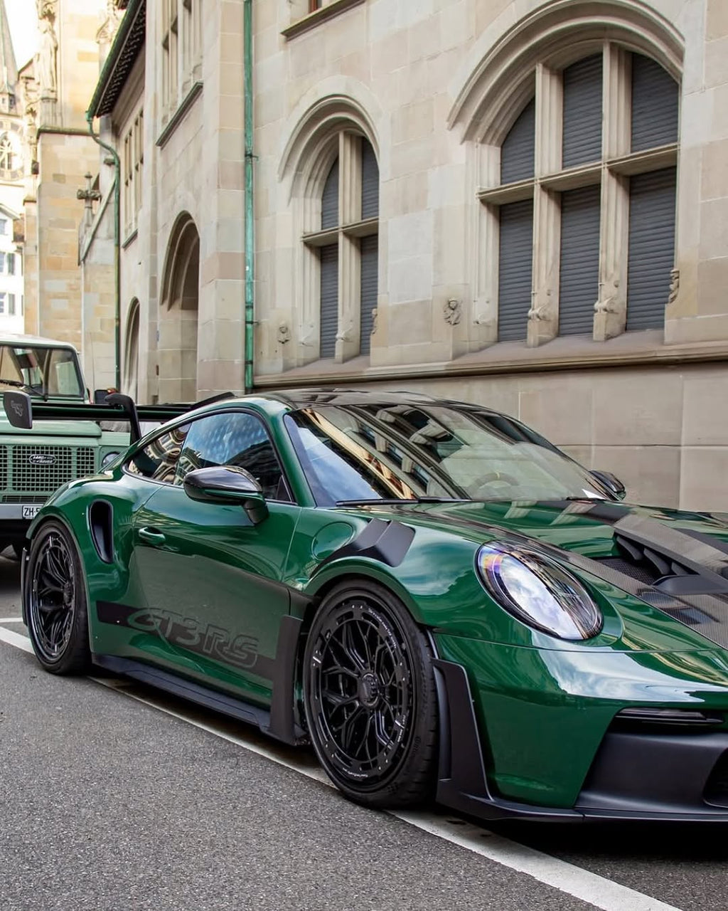 Racing Green_Dry Installation Colour PPF