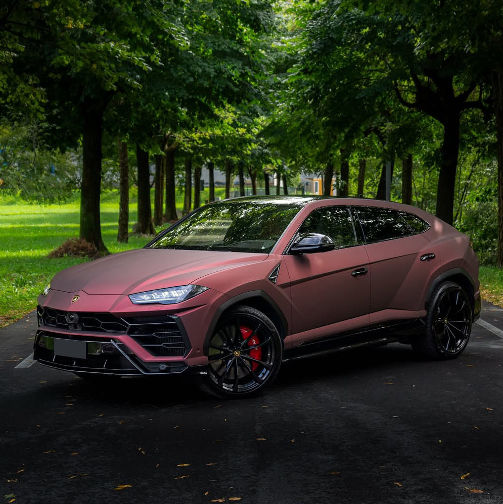 Satin Metallic Dragon Blood Red_Dry Installation Colour PPF