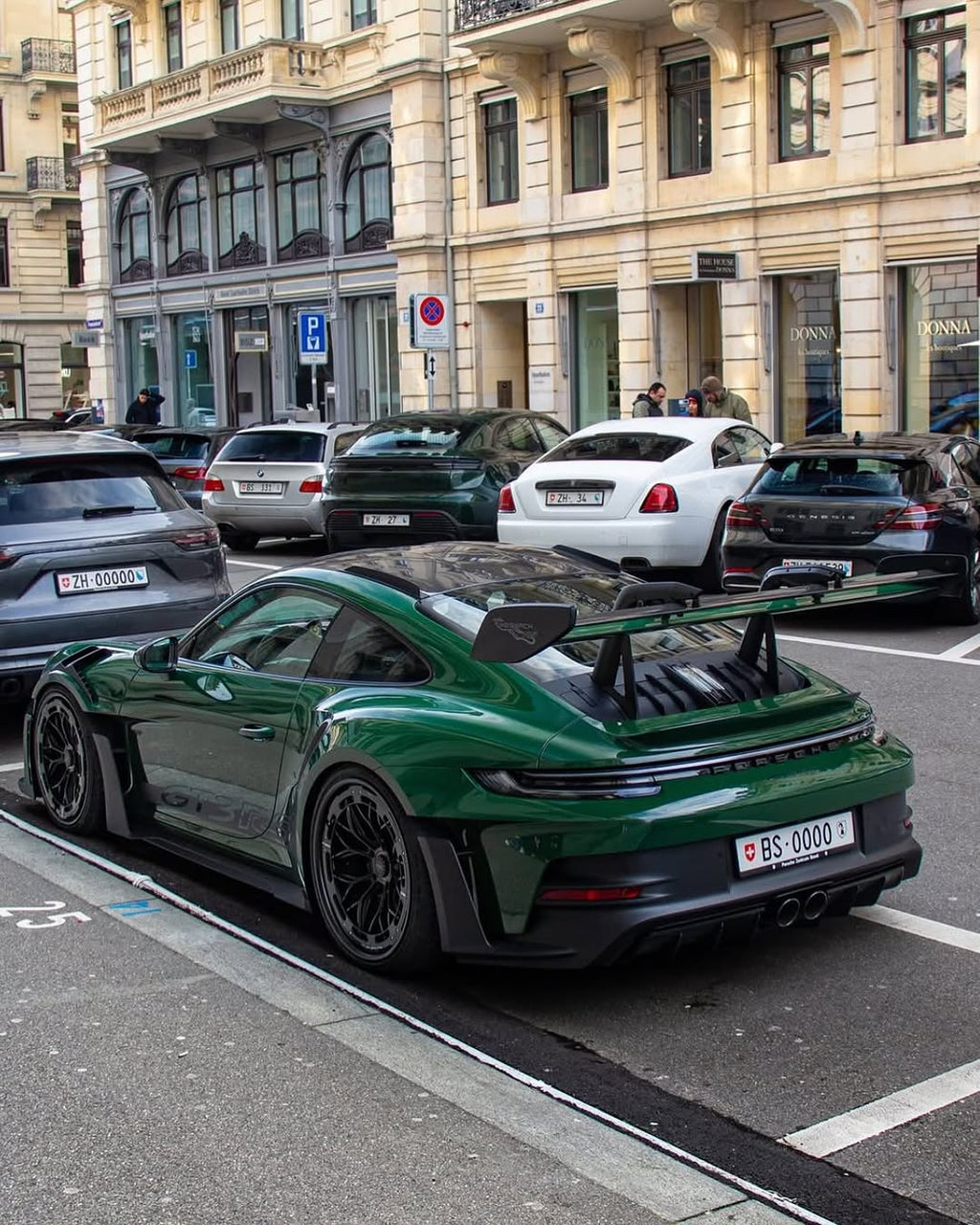 Racing Green_Dry Installation Colour PPF