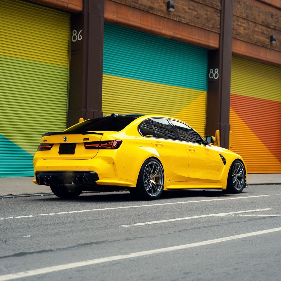 Gloss Signal Yellow_Dry Installation Colour PPF