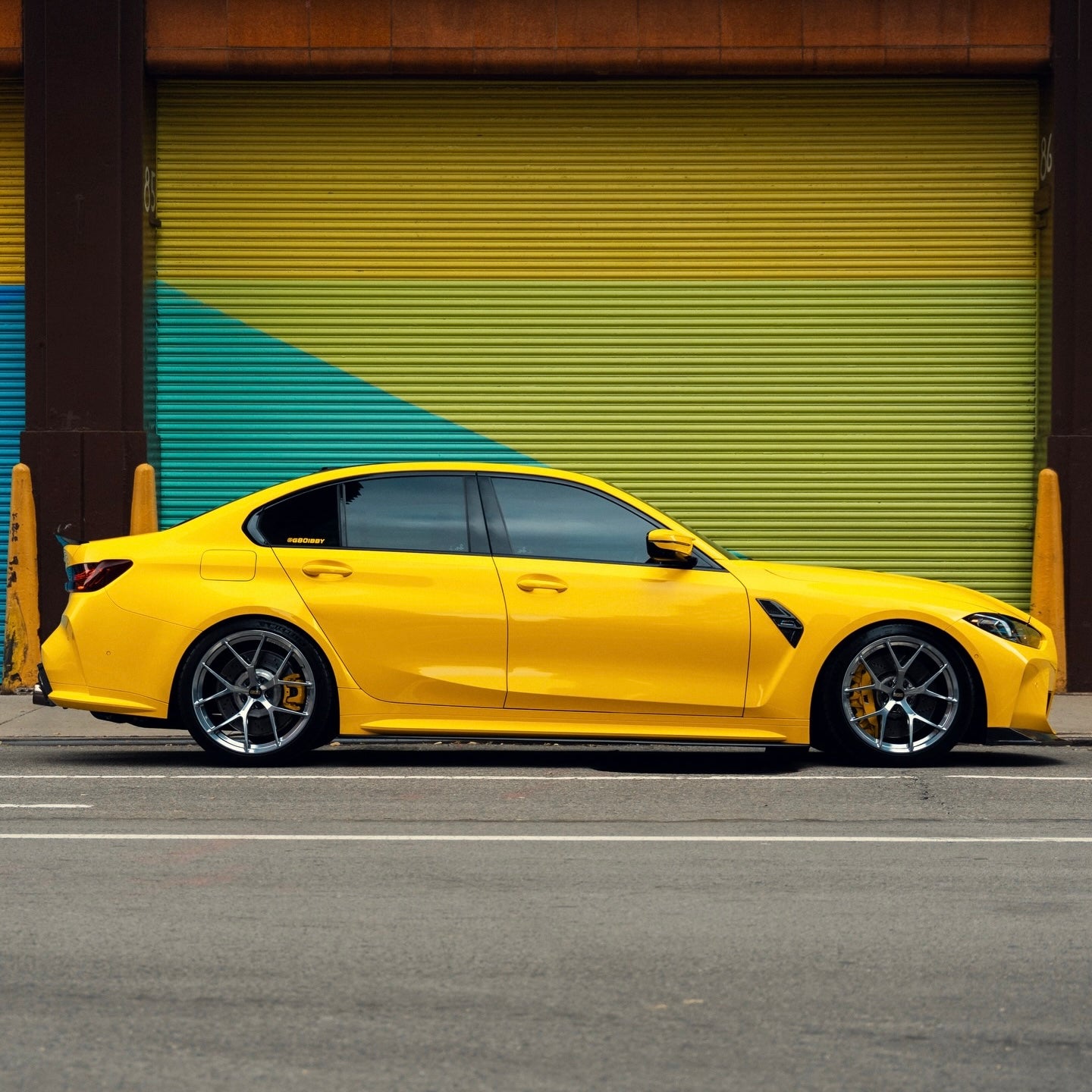 Gloss Signal Yellow_Dry Installation Colour PPF