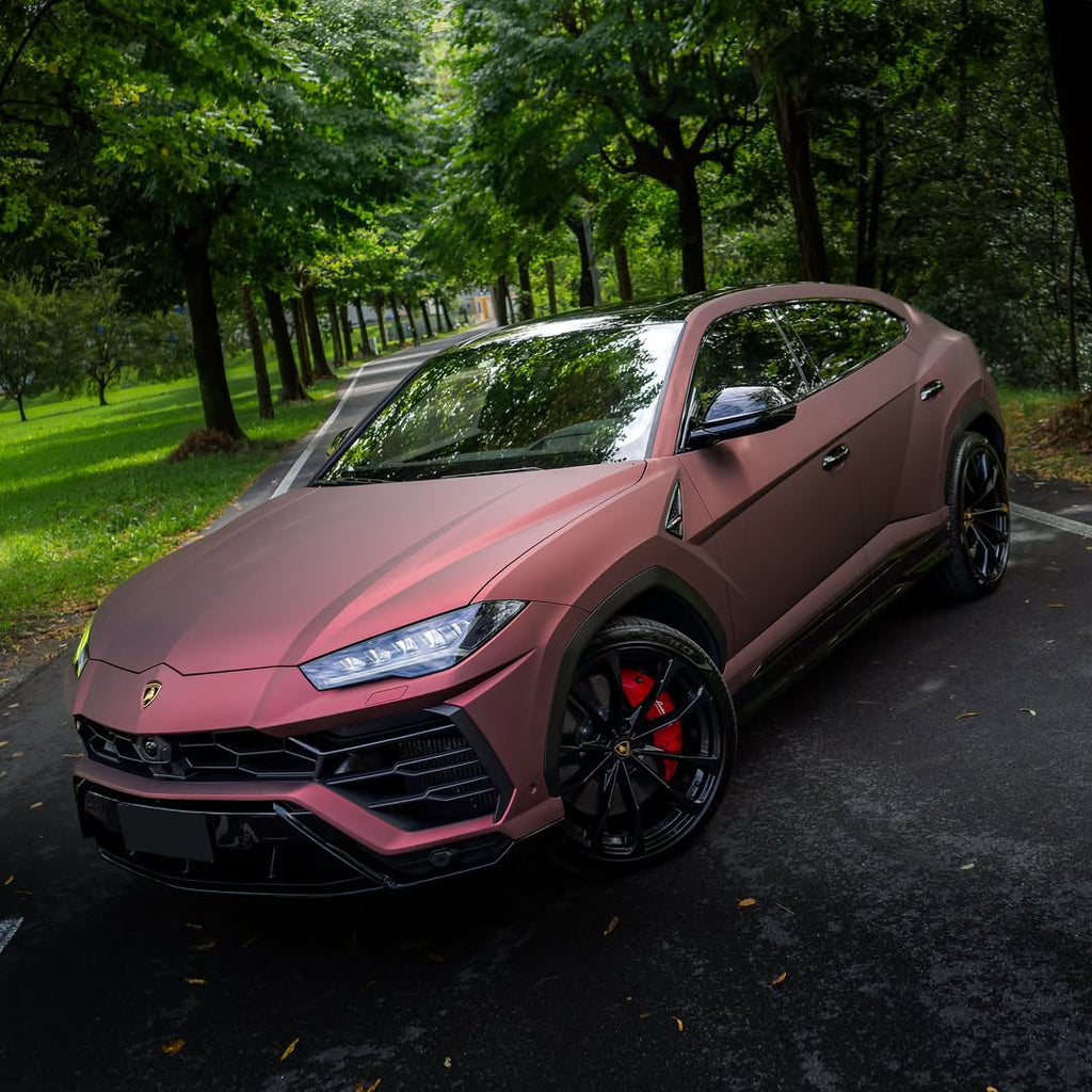 Satin Metallic Dragon Blood Red_Dry Installation Colour PPF