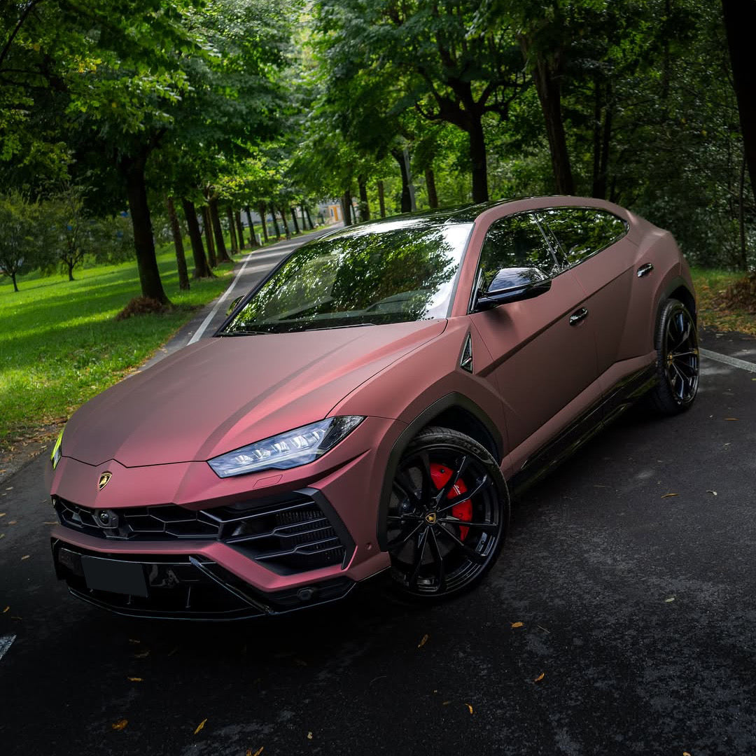 Satin Metallic Dragon Blood Red_Dry Installation Colour PPF