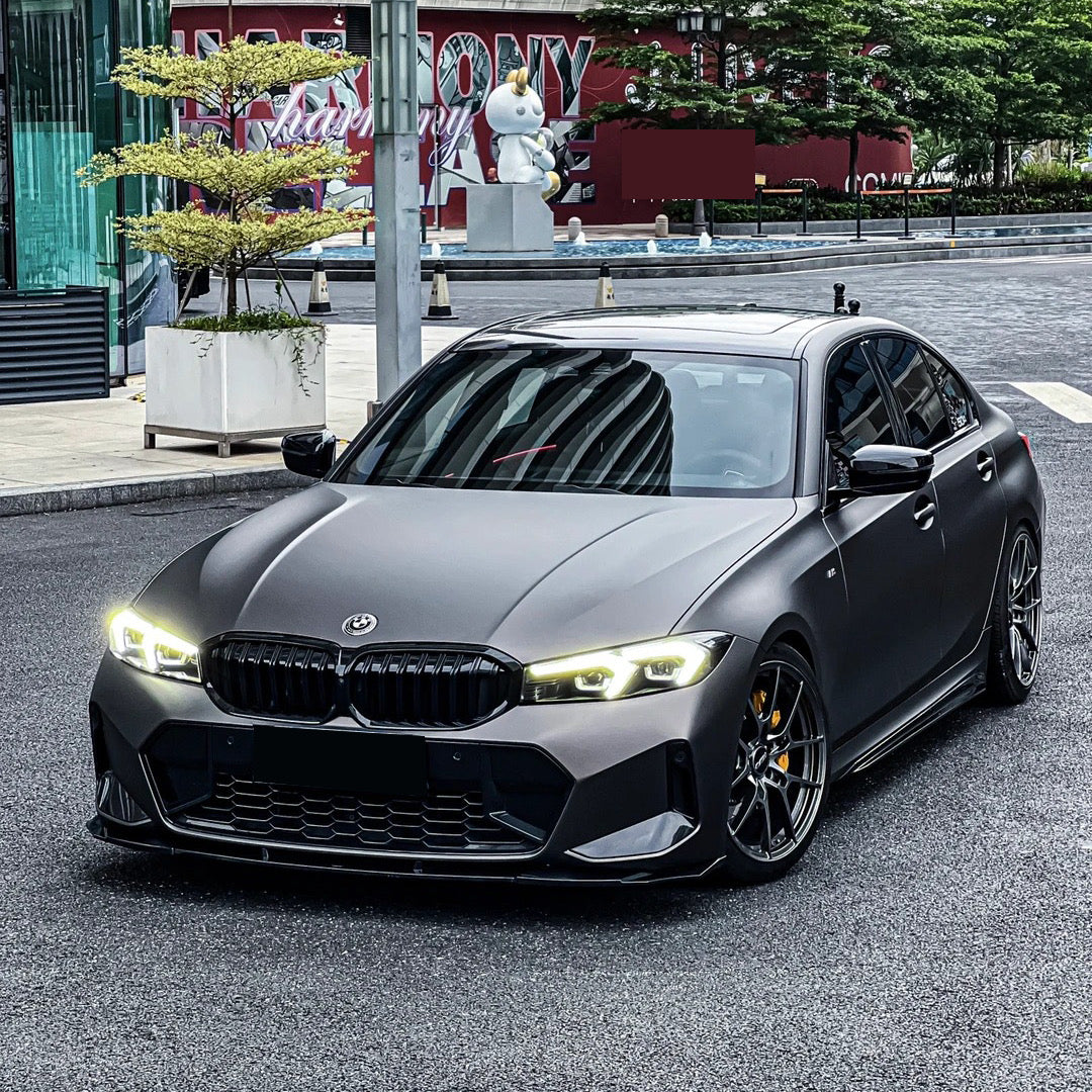 Satin Metallic Tungsten Steel_Dry Installation Colour PPF