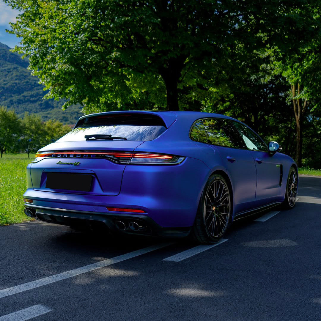 Satin Metallic Blue Berry_Dry Installation Colour PPF