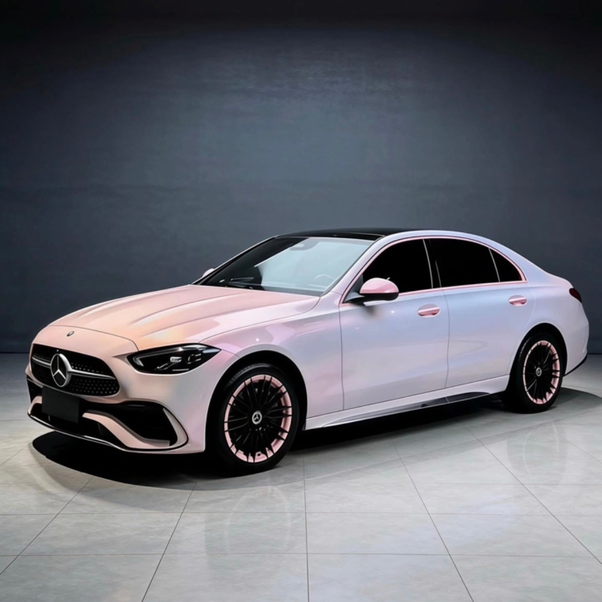 Dynamic Flower Pink_Dry Installation Colour PPF