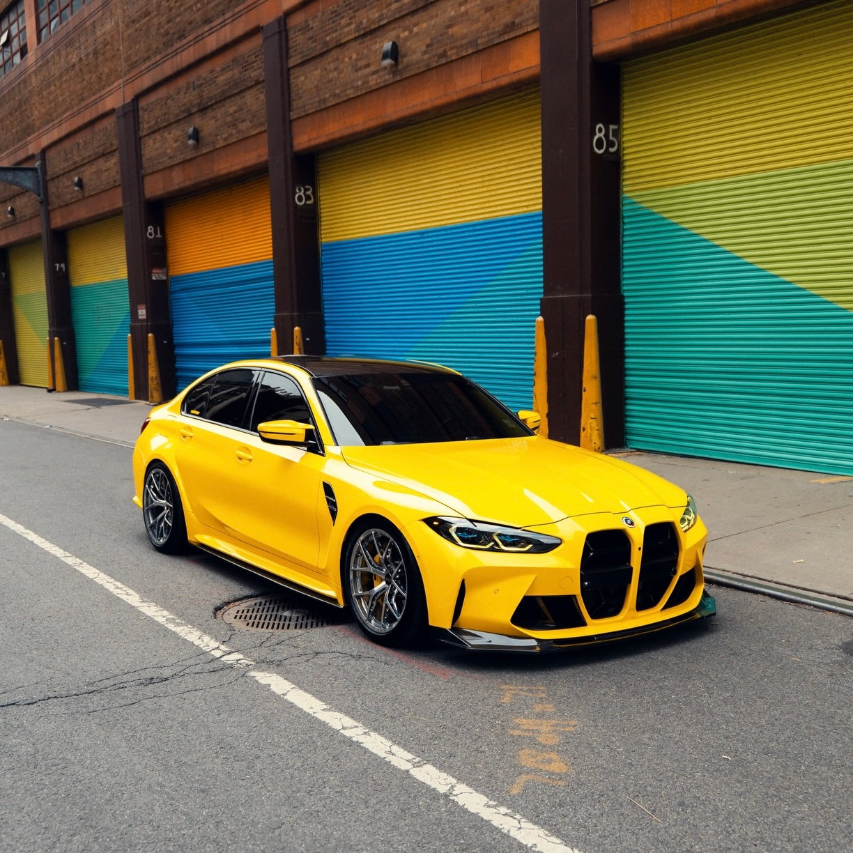 Gloss Signal Yellow_Dry Installation Colour PPF