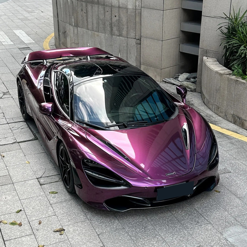 Glossy Meatllic Purple Crystal_Dry Apply Colour PPF