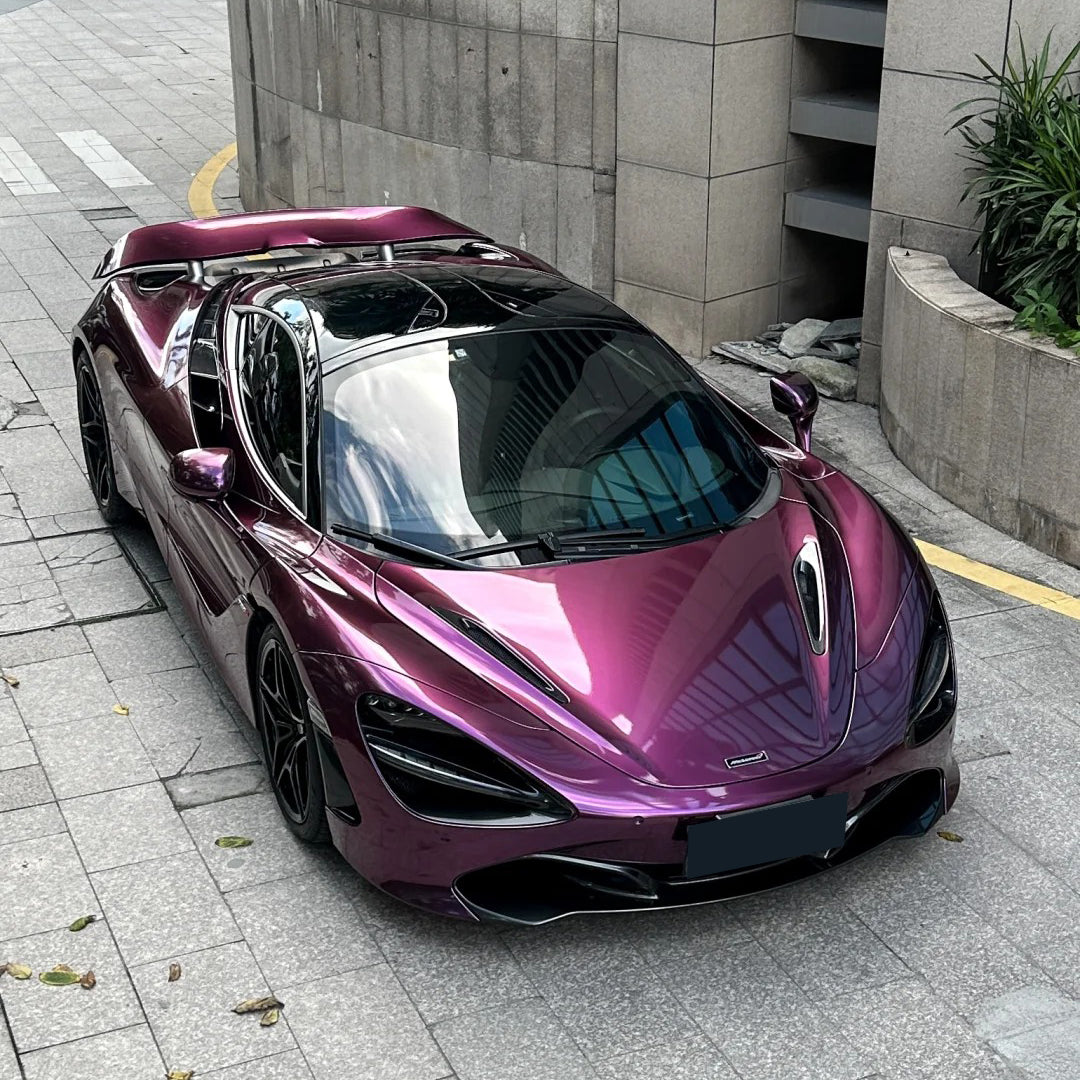 Glossy Meatllic Purple Crystal_Dry Apply Colour PPF