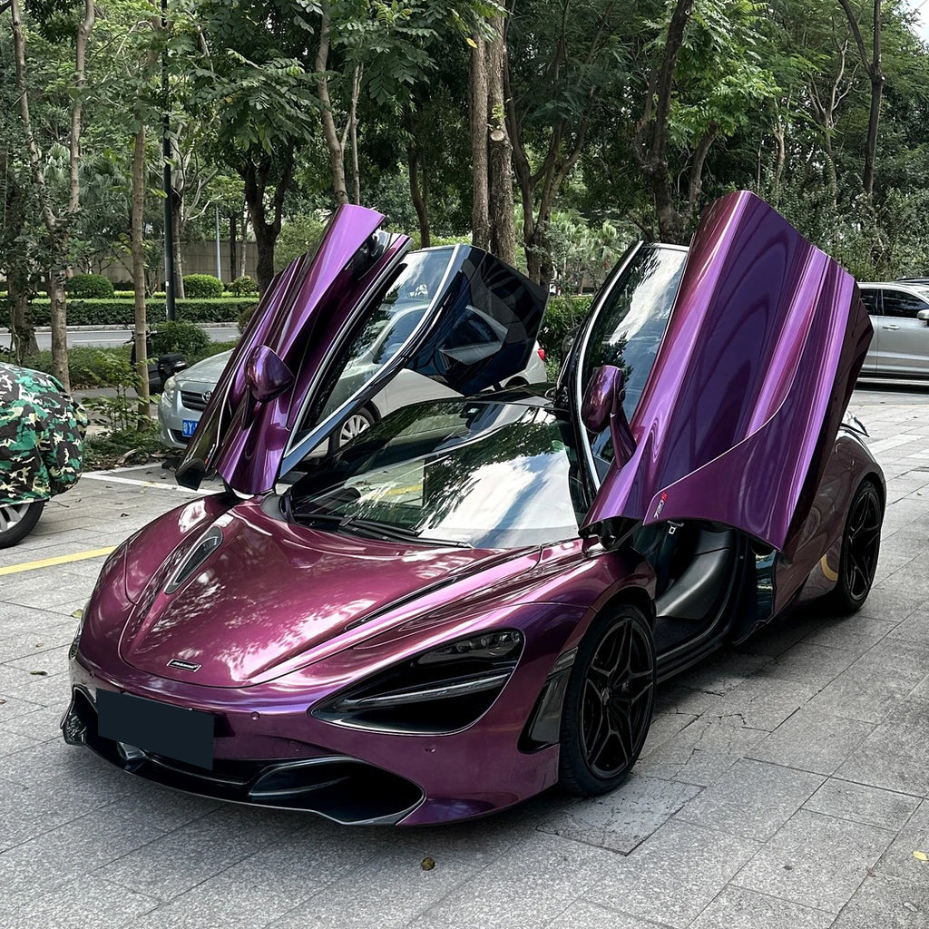 Glossy Meatllic Purple Crystal_Dry Apply Colour PPF