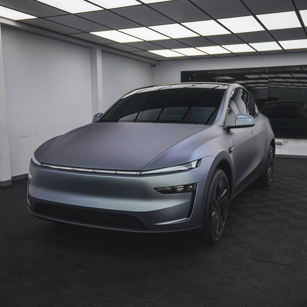 Satin Grayish Blue_Dry Installation Colour PPF