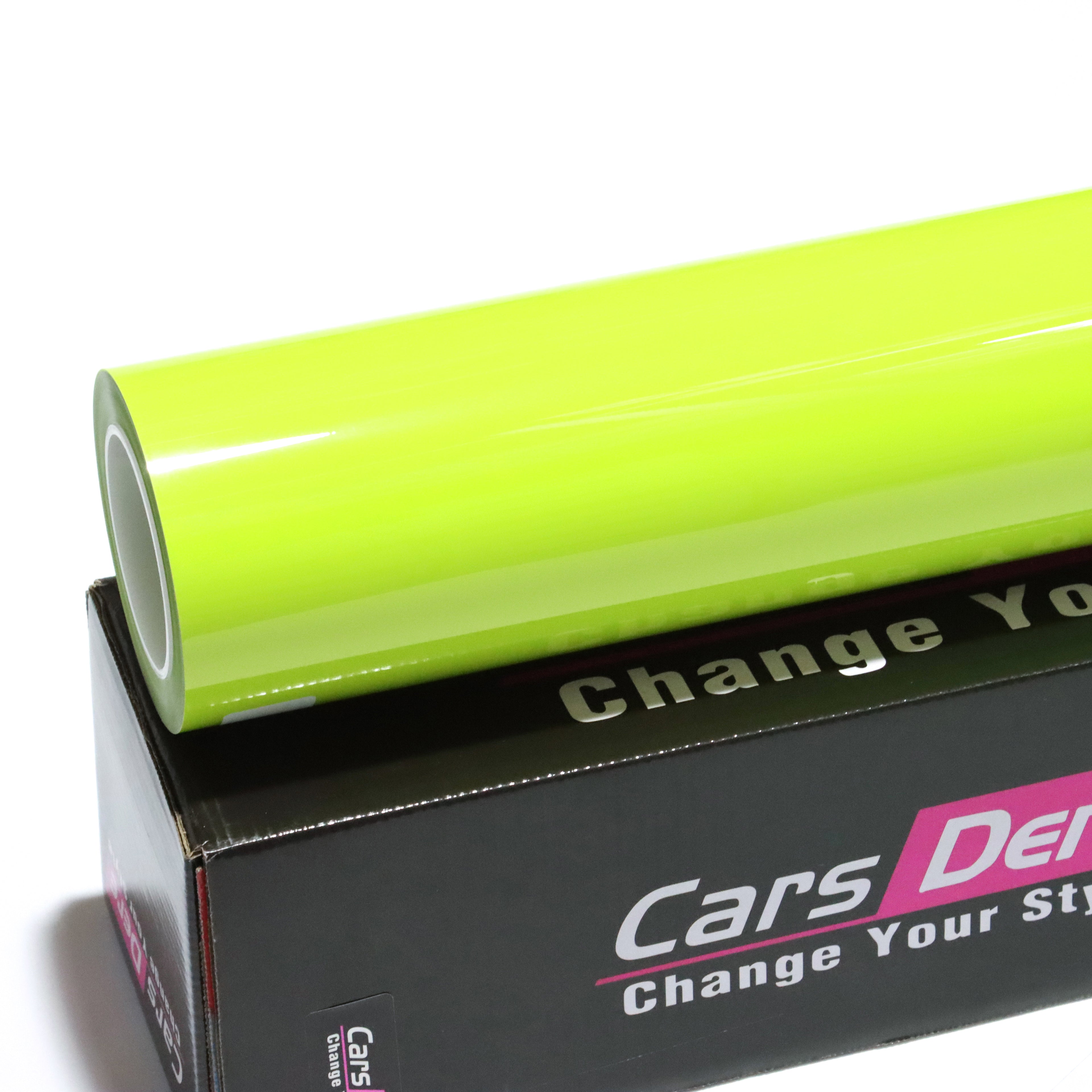 Glossy Acid Green_Dry Installation Colour PPF