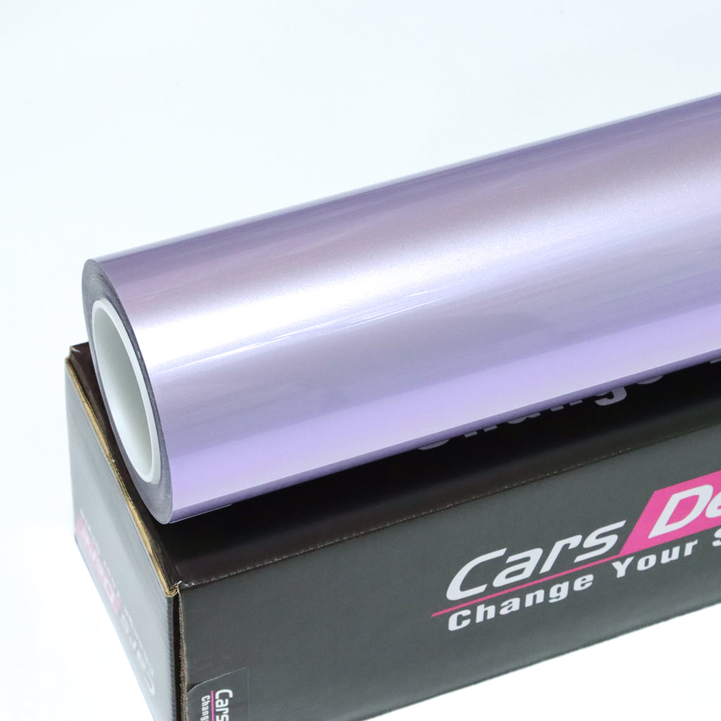 Glossy Metallic Silver Purple_Dry Apply Colour PPF