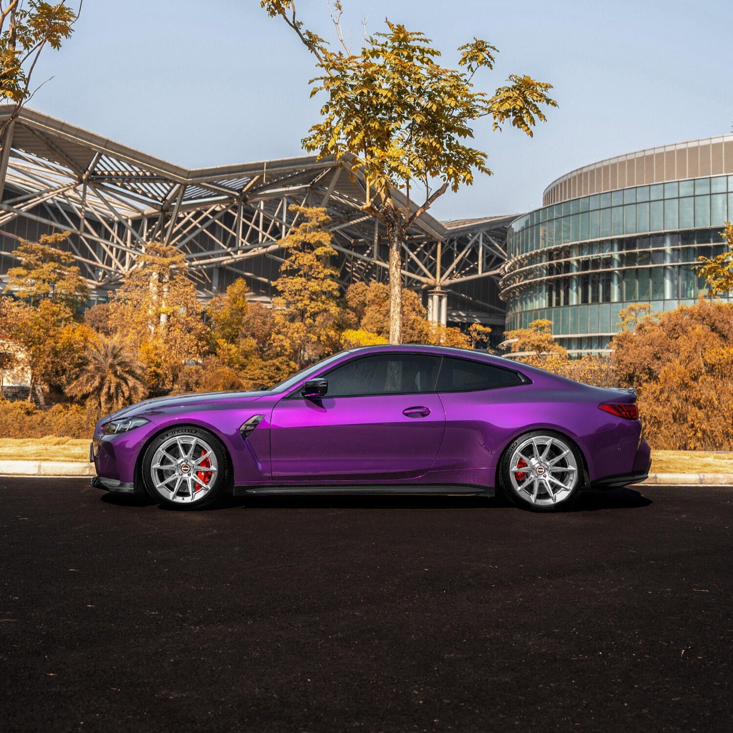 Pearl Grape Purple_Dry Installation Colour PPF