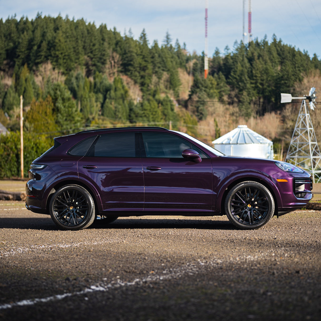 Metallic Merlin Purple_Dry Installation Colour PPF